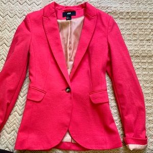 H&M hot pink blazer